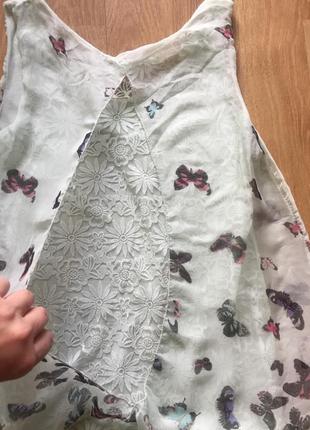 Итальянская блузка, блузка бабочки, шелковая блузка, кофточка3 фото