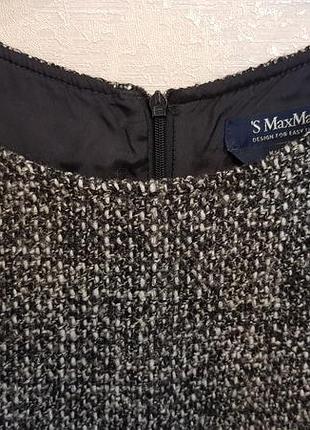 Стильне твідове плаття max mara 3