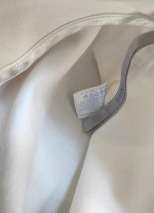 Шикарні брюки штани жіночі білі oasis коттон, висока посадка3 фото
