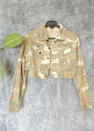 ✅ пиджак милитари камуфляж с фатиновым шлейфом ( евро сетка)4 фото