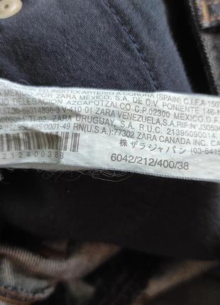 Юбка карандаш джинсовая zara 8