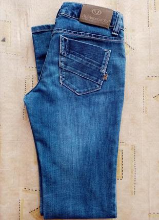 Плотные, прямые джинсы yes (usa). оригинал!2 фото