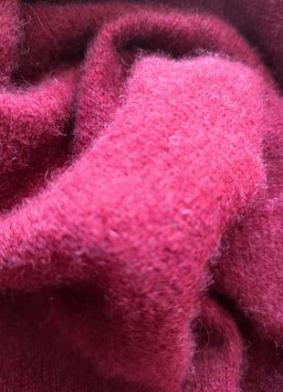 Нежный джемпер цвета бургунди из 💯 кашемира !8 фото