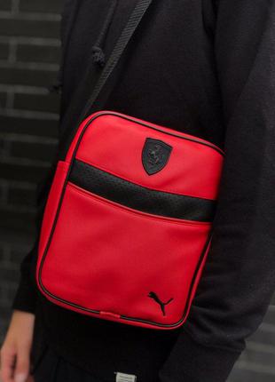 Мессенджер puma красный сумка через плечо пума барсетка мужская