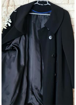 Чорне жіноче пальто з широким рукавом bhs6 фото