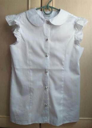 Красивая школьная блузка зиронька3 фото