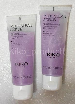 Відлущуючий і розгладжуючий скраб kiko pure clean scrub