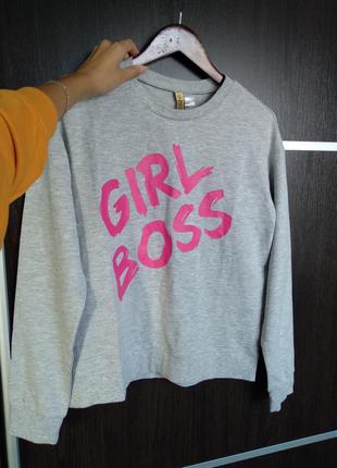 Світшот h&m girl boss3 фото