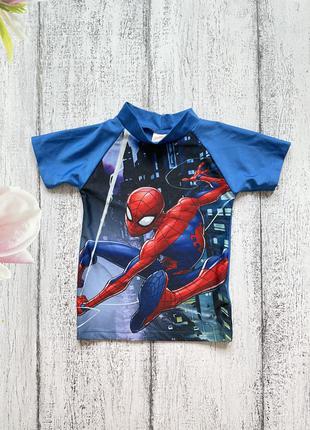 Крутая футболка для купания купальник защита от солнца spider-man marvel 3-4года
