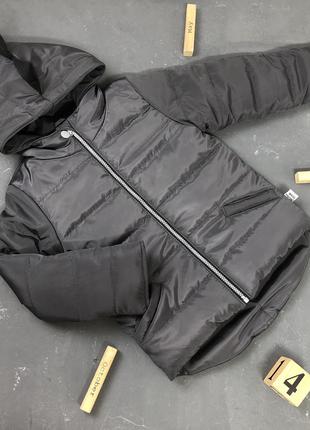 Куртка діно з ріжками на флісі тепла всередині3 фото