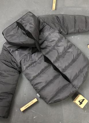 Куртка діно з ріжками на флісі тепла всередині4 фото