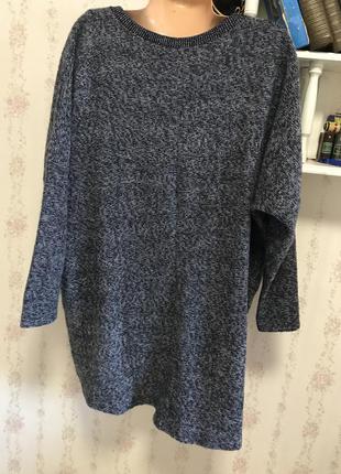 Блузон джемпер свободного кроя 4