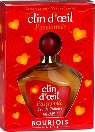 Туалетная вода bourjois clin d'oeil passionnee