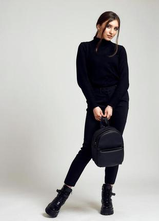 Жіночий рюкзак brix чорний4 фото