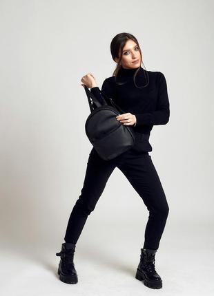 Жіночий рюкзак brix чорний2 фото