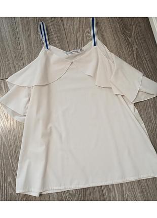 Майка блузка белая
