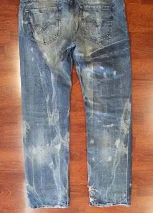 Джинсы diesel larkee wash distressed italy2 фото