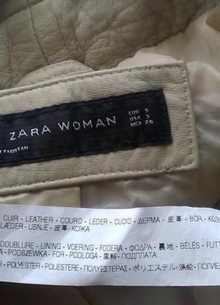 Шкіряна куртка zara3 фото