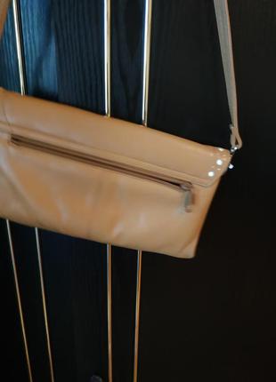 Кожаная сумка- багет 3
