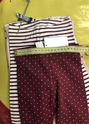 Лосины на девочку, лосины h&m, лосины 12-18м 4
