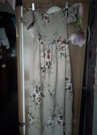 Цена понижена! платье сарафан на запах.4 фото