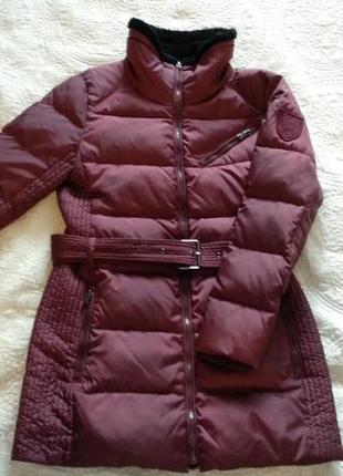 Пуховик, зимова куртка з поясом lauren ralph lauren