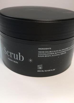 Сахарный скраб для тела scrub fresh skin 200 мл2 фото