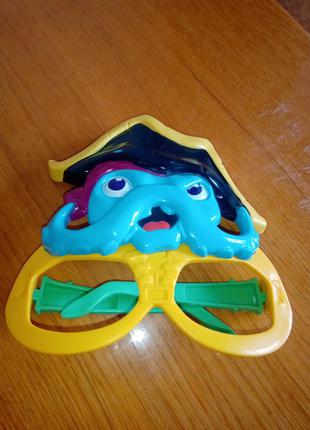 Дитячі окуляри восьминіг пірат карнавальні окуляри для дітей та дорослих розпродаж6 фото