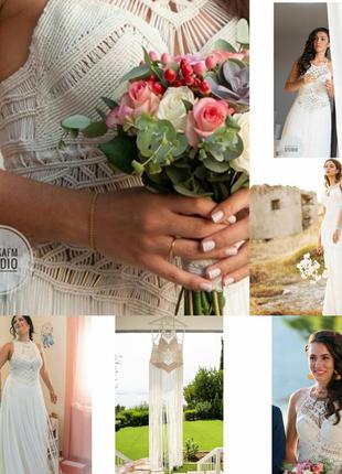 В наличии, акция, за полцены! ⭐пляжное платье макраме