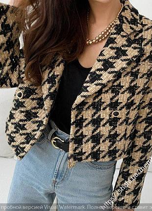 💜піджак в гусячу лапку💜42-44 , 44-46