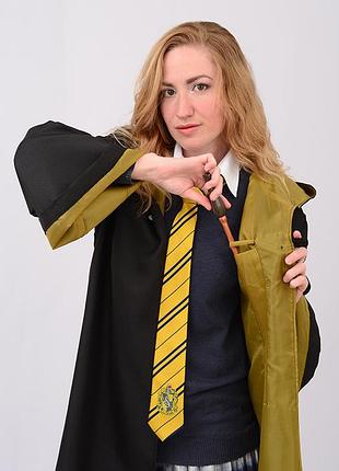 Взрослый костюм унисекс мантия факультета пуффендуй хогвардс гарри поттер +подарок