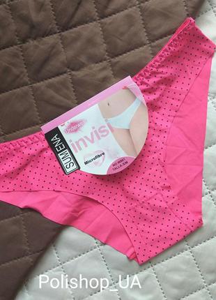 Бесшовные трусики-слипы из микрофибры invisi sumena