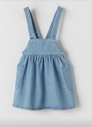 Джинсовий сарафан zara