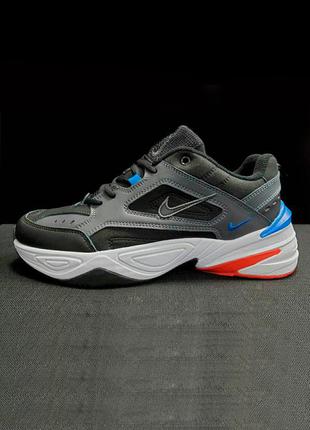 Кросівки чоловічі nike m2k tekno чорні білі / кросівки чоловічі найк текно чорні кроси