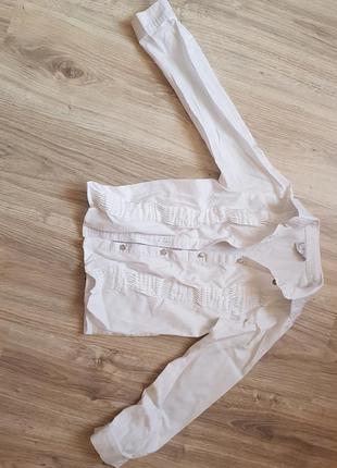 Школьная блузка, короткий и длинные рукав5 фото