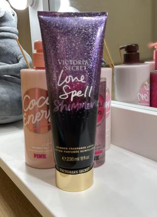 Лосьон для тела victoria’s secret love spell shimmer2 фото