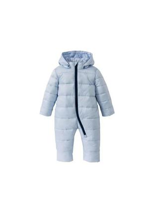 Комбінезон демисезонний блакитний lupilu р. 68, 74, 86, 92см