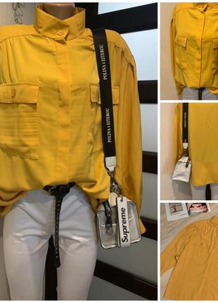 Свободная лёгкая блузка рубашка кофточка