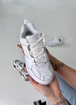 Nike m2k tekno женские кроссовки найк техно белые3 фото