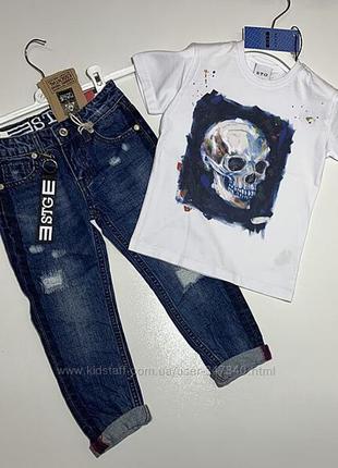 Модные джинсы на мальчика италия2 фото