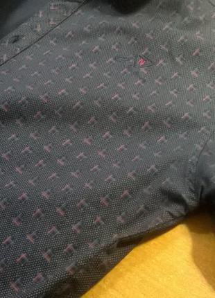 Комбинированная мужская рубашка nujenmens. туречестве9 фото