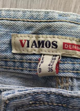 Шорты джинсовые голубые vi amos denim3 фото