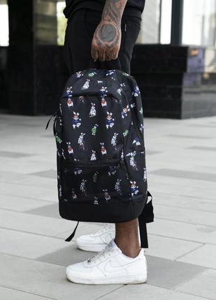 Чоловічий спортивний рюкзак портфель принт кролик rabbit intruder5 фото