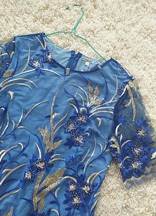 Платье сетка вышивка 2