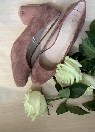 Новые туфли пудра розовый2 фото