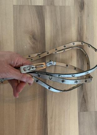 Пояс на плаття, джинси в два-три оборота