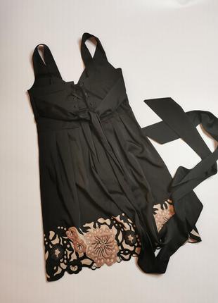Вечірня атласна сукня з корсетом4 фото
