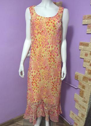 Sangria 50р нежное длинное платье