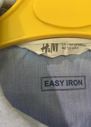 Рубашка h& m easy iron3 фото