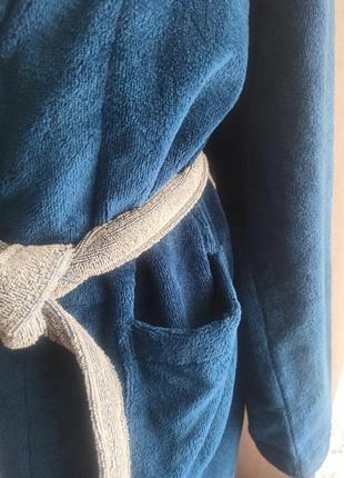 Шикарний подарунок махровий велюровий чоловічий халат looks by wolfgang joop німеччина xs-s3 фото